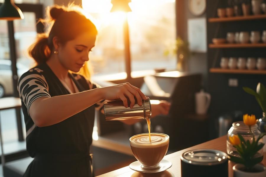 Small café, big flow: rethinking counter service