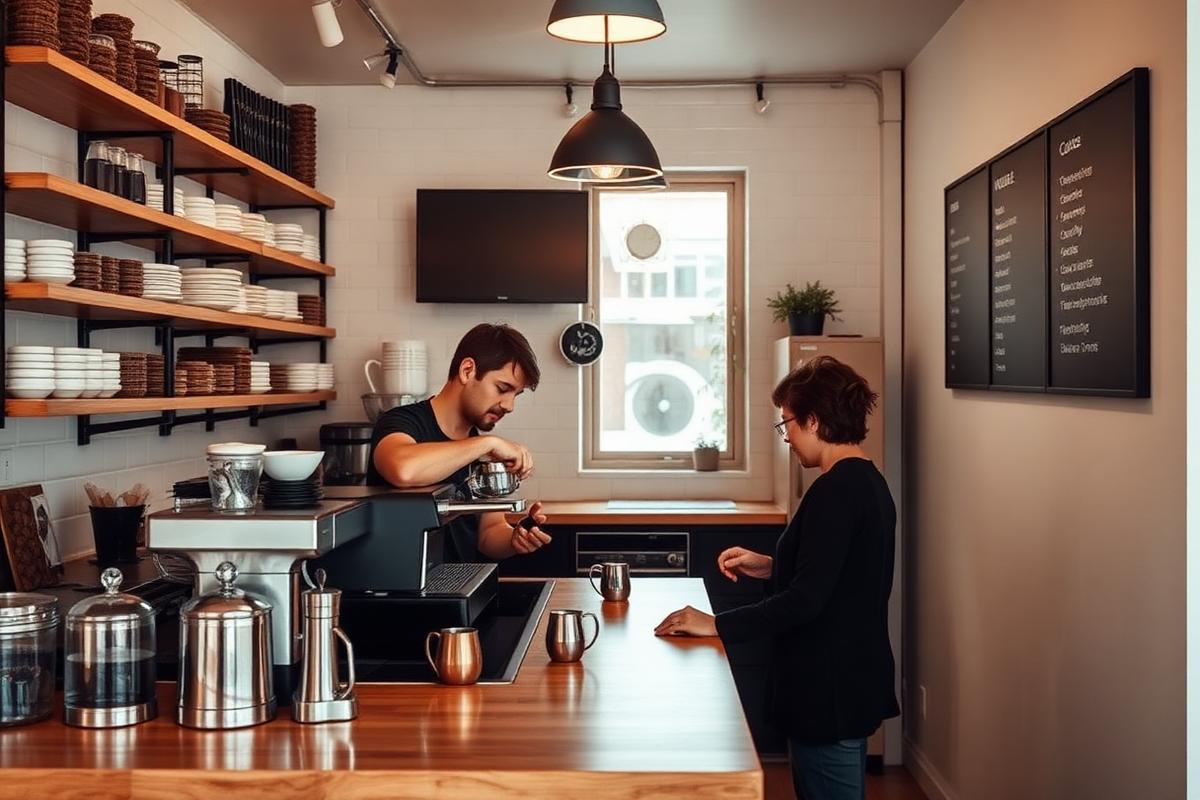 Small café, big flow: rethinking counter service